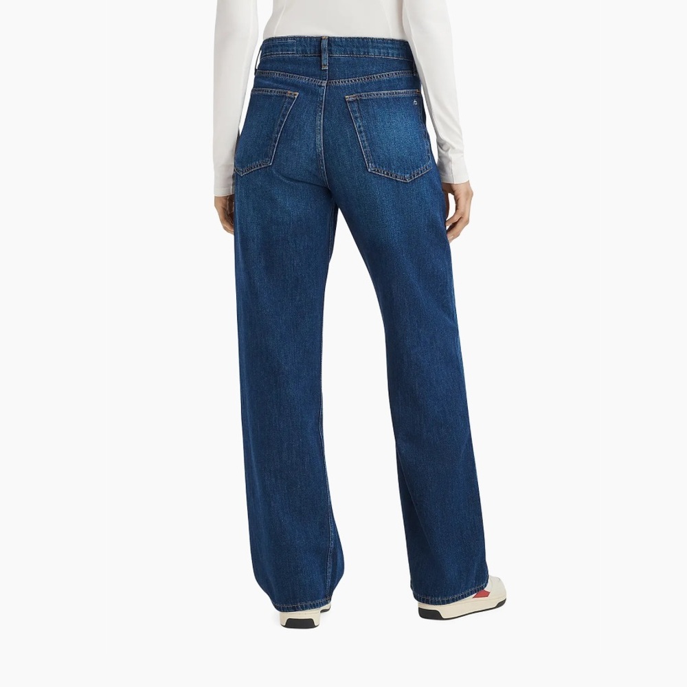 Rag & Bone The Logan Annalise Mid Rise Wide Leg Denim Jean NWT - Picture 4 of 15